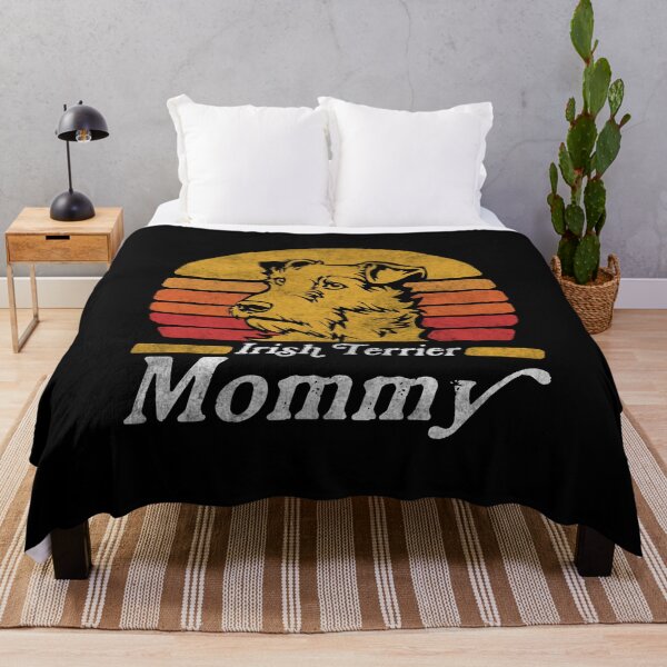 Item preview, Retro Vintage Irish Terrier Mommy designed and sold by More Cute Dogs.