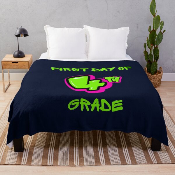 Item preview, FIRST DAY OF 4TH GRADE designed and sold by DiscoVibes.