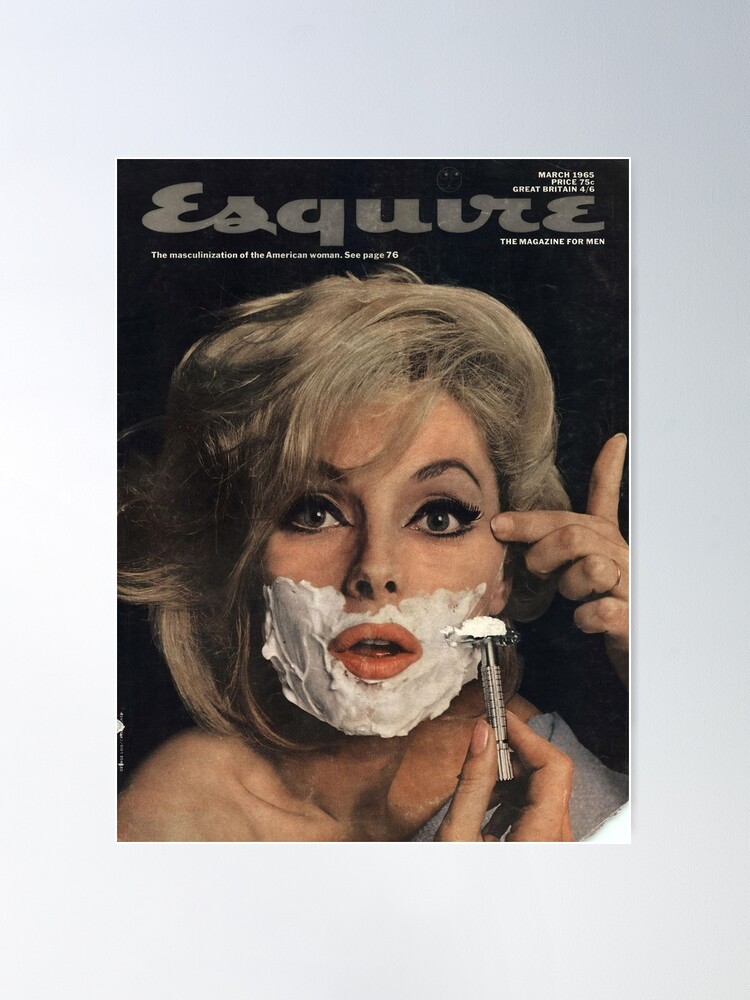 Esquire, March 1965 Poster for Sale by lyndavincens