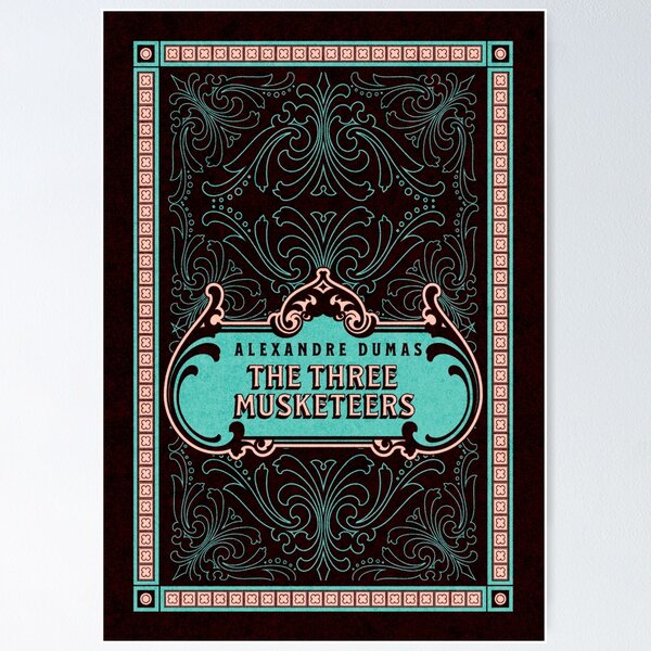 Item preview, The Three Musketeers - Alexandre Dumas Book Cover Art  designed and sold by Suyogsonar25.