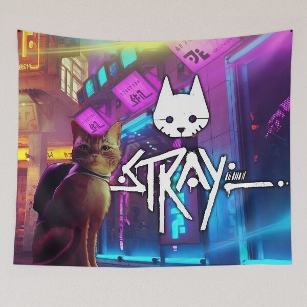 Item preview, stray game cat sad designed and sold by Garnettee.
