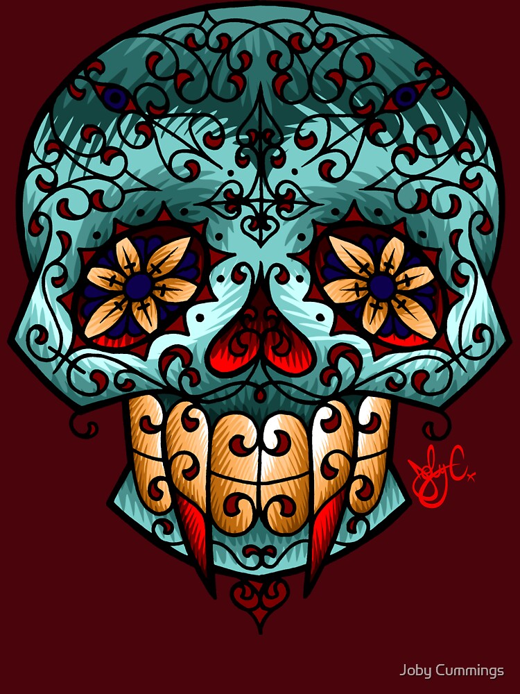Thumbnail 7 of 7, Essential T-Shirt, Vampire Sugar Skull designed and sold by jabwai.
