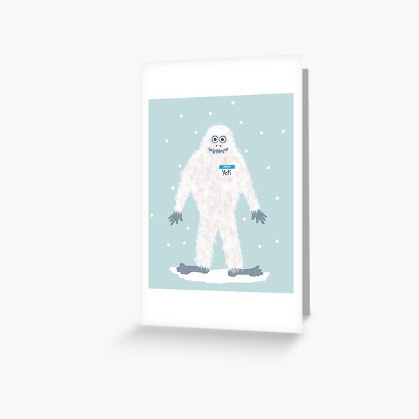 Is it Christmas Yeti (Yet) Pun Greeting Card for Sale by Amy