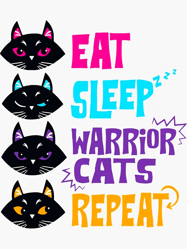 Warrior Cats SVG Digital Stickers INSTANT DOWNLOAD: Clan 