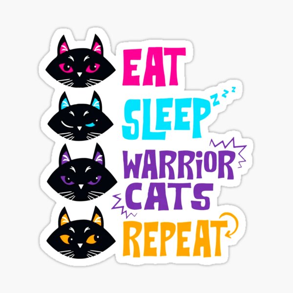 Warrior Cats SVG Digital Stickers INSTANT DOWNLOAD: Clan 