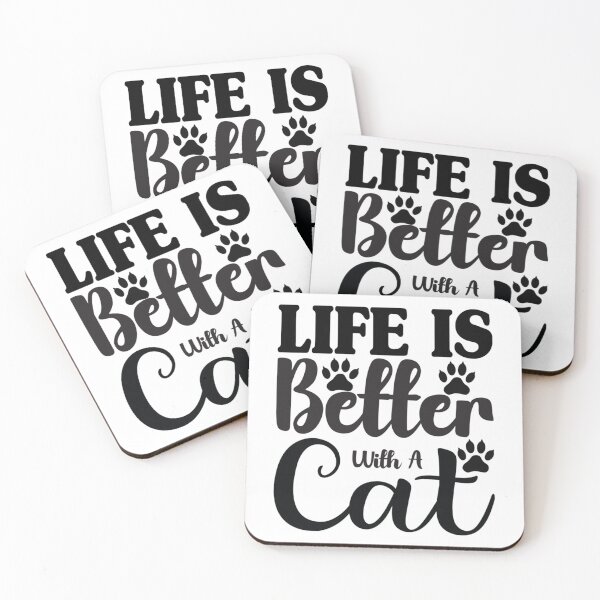 Item preview, Life Is Better With A Cat, Cat Life Is Perfect, Grumpy Old Man -  Funny    designed and sold by MICKEYdesignss.