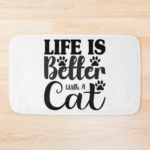 Item preview, Life Is Better With A Cat, Cat Life Is Perfect, Grumpy Old Man -  Funny    designed and sold by MICKEYdesignss.