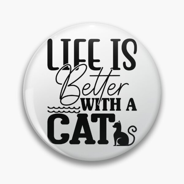 Item preview, Life Is Better With A Cat, Cat Life Is Perfect, Grumpy Old Man -  Funny    designed and sold by MICKEYdesignss.