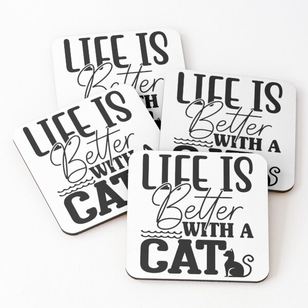 Item preview, Life Is Better With A Cat, Cat Life Is Perfect, Grumpy Old Man -  Funny    designed and sold by MICKEYdesignss.