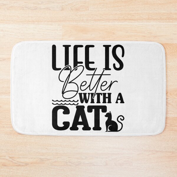 Item preview, Life Is Better With A Cat, Cat Life Is Perfect, Grumpy Old Man -  Funny    designed and sold by MICKEYdesignss.