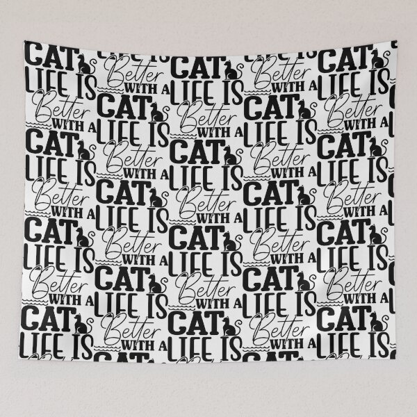 Item preview, Life Is Better With A Cat, Cat Life Is Perfect, Grumpy Old Man -  Funny    designed and sold by MICKEYdesignss.