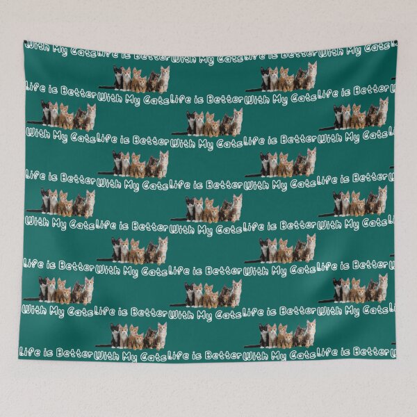 Item preview, Life is better with cat   designed and sold by MICKEYdesignss.