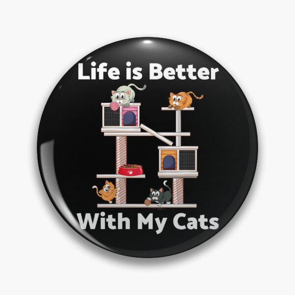 Item preview, Life is better with cat   designed and sold by MICKEYdesignss.