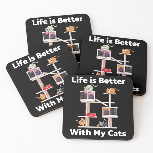 Item preview, Life is better with cat   designed and sold by MICKEYdesignss.