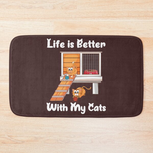 Item preview, Life is better with cat    designed and sold by MICKEYdesignss.