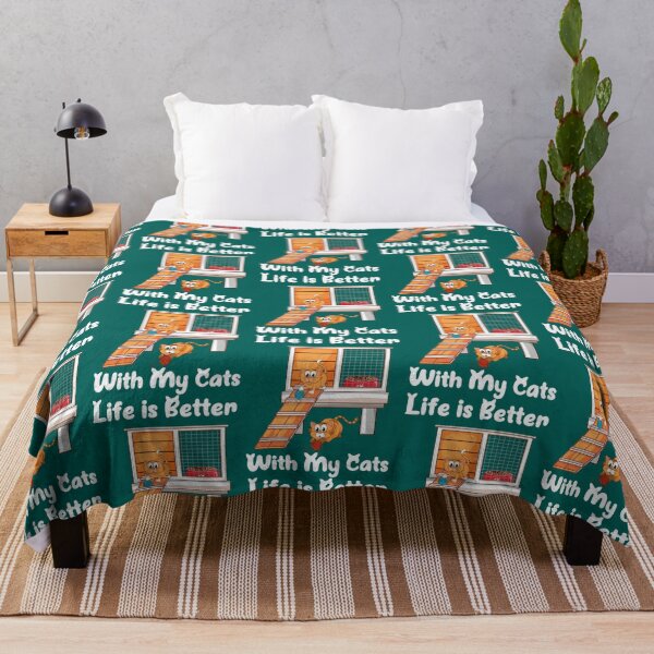 Item preview, Life is better with cat    designed and sold by MICKEYdesignss.