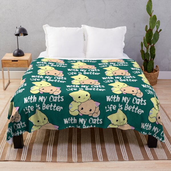 Item preview, Life is better with cat   designed and sold by MICKEYdesignss.