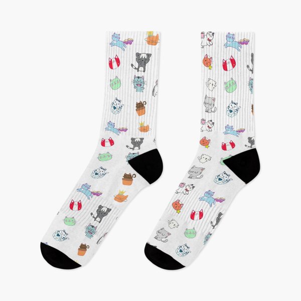 Item preview, Cute Kawaii Cats Set for kitty lovers and cat owners designed and sold by haRexia.