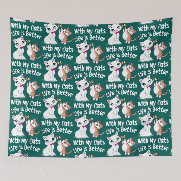 Item preview, Life Is Better With Cats     designed and sold by MICKEYdesignss.