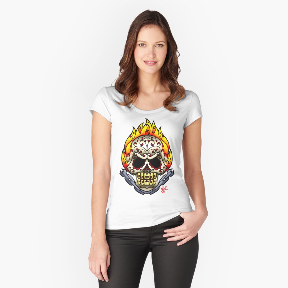 Item preview, Fitted Scoop T-Shirt designed and sold by jabwai.