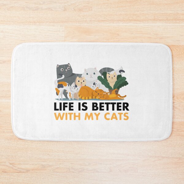 Item preview, Life Is Better With Cats    designed and sold by MICKEYdesignss.