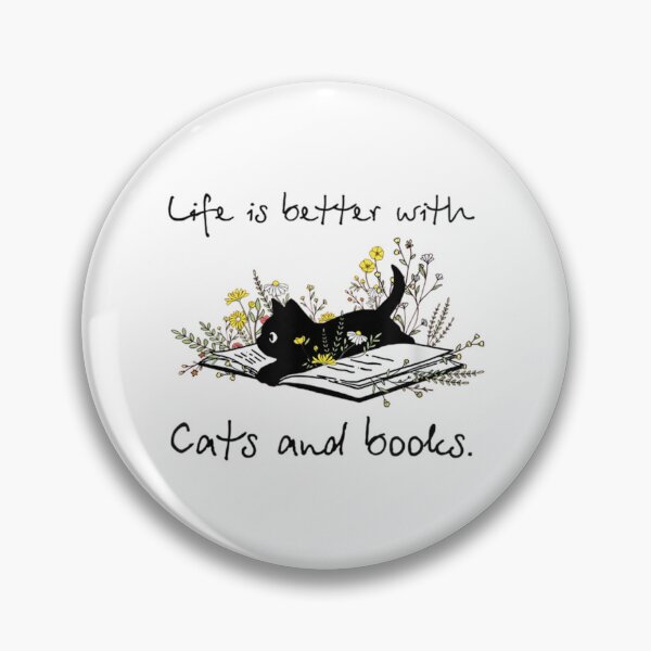 Item preview, Life Is Better With Cats And Books   designed and sold by MICKEYdesignss.