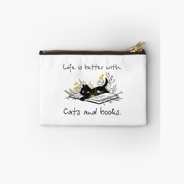 Item preview, Life Is Better With Cats And Books   designed and sold by MICKEYdesignss.