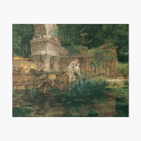 Item preview, Ferdinand Waldmuller. The Roman ruins of Schönbrunn. designed and sold by likiska.