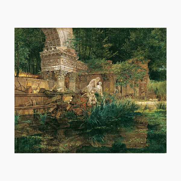 Item preview, Ferdinand Waldmuller. The Roman ruins of Schönbrunn. designed and sold by likiska.
