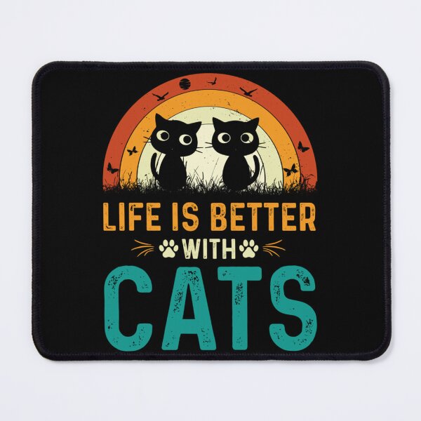 Item preview, Life Is Better With Cats, Cat Life Is Perfect, Grumpy Old Man -  Funny   designed and sold by MICKEYdesignss.