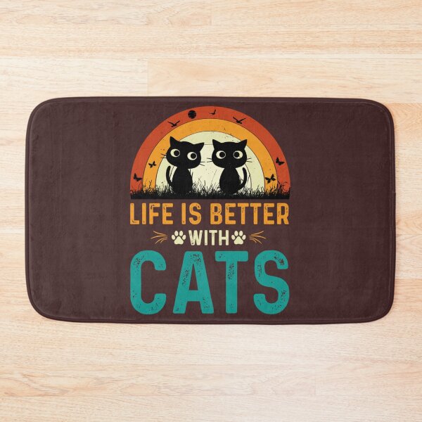 Item preview, Life Is Better With Cats, Cat Life Is Perfect, Grumpy Old Man -  Funny   designed and sold by MICKEYdesignss.