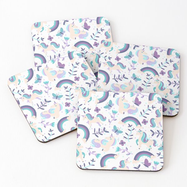 Item preview, Unicornia - Unicorns' Dreamland (turquoise) designed and sold by Dorina Larsdotter.