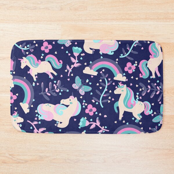 Item preview, Unicornia - Unicorns' Dreamland (dark pink) designed and sold by Dorina Larsdotter.