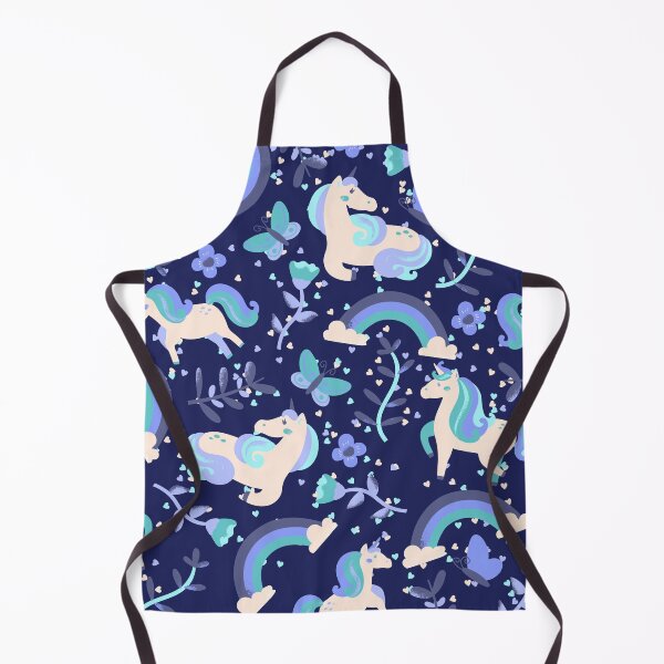 Item preview, Unicornia - Unicorns' Dreamland (dark blue) designed and sold by Dorina Larsdotter.