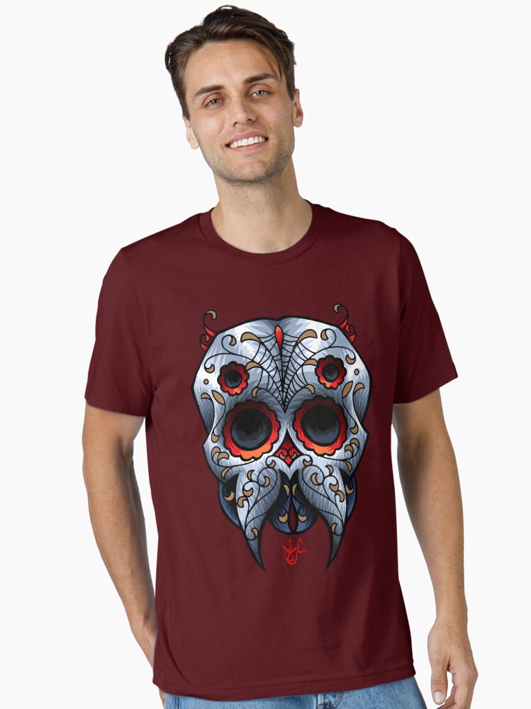 Thumbnail 2 of 7, Essential T-Shirt, Sugarskull Spider designed and sold by jabwai.