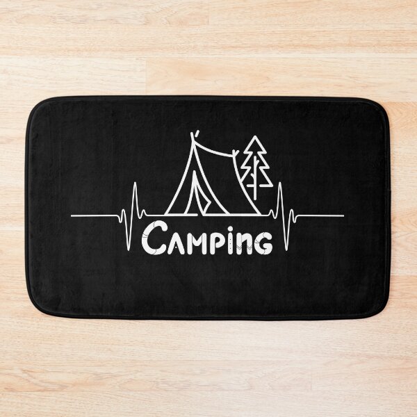 Artikelvorschau, [CAMPING] Camping-Herzschlag entworfen und verkauft von slicksdesigns.