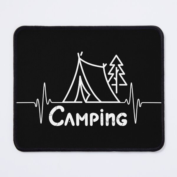 Artikelvorschau, [CAMPING] Camping-Herzschlag entworfen und verkauft von slicksdesigns.