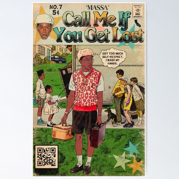 Cover Comic T. Creater Call Me If You Get Lost Poster Poster