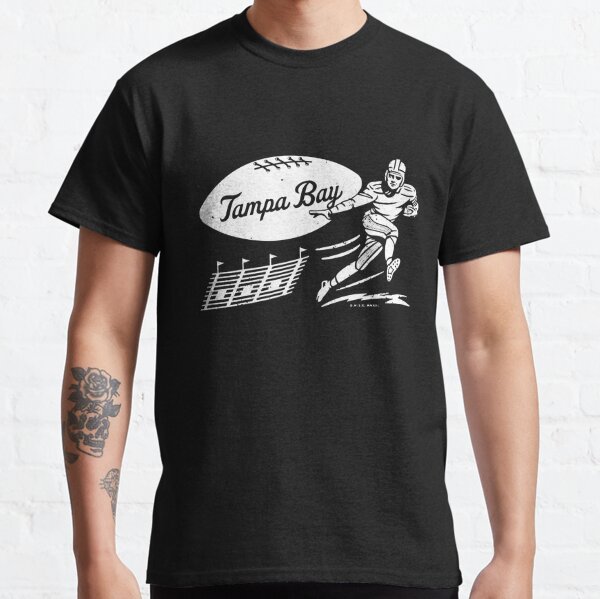 deadmansupplyco Vintage Baseball - Tampa Bay Rays (White Rays Wordmark) Long Sleeve T-Shirt