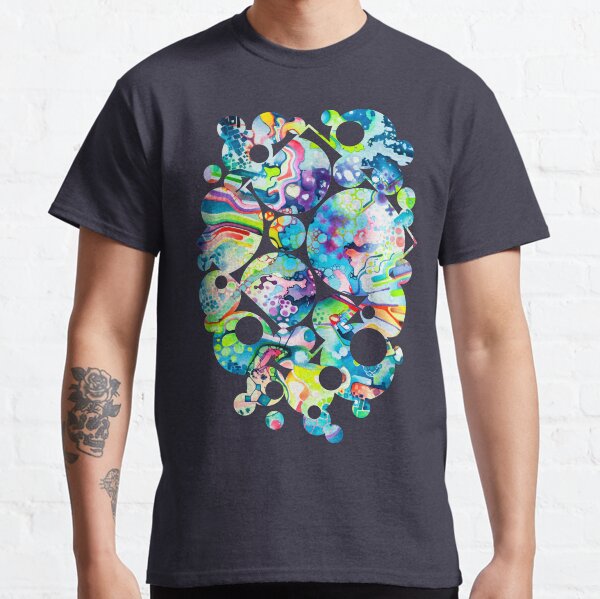Parts of Reality Were Missing, But Which Parts? - Watercolor Painting Classic T-Shirt