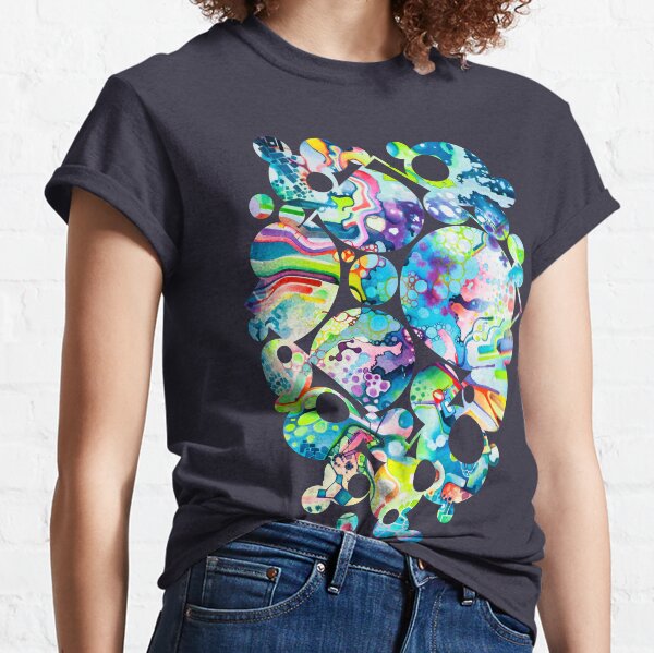 Parts of Reality Were Missing, But Which Parts? - Watercolor Painting Classic T-Shirt