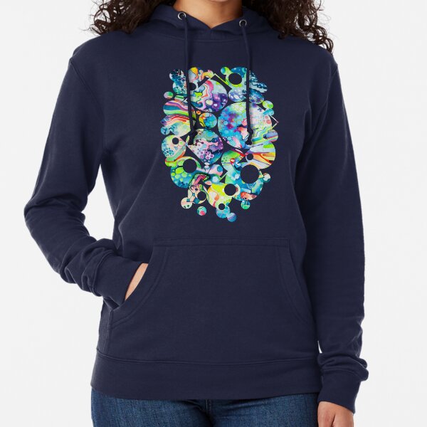 Parts of Reality Were Missing, But Which Parts? - Watercolor Painting Lightweight Hoodie