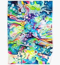 Parts of Reality Were Missing, But Which Parts? - Watercolor Painting Poster