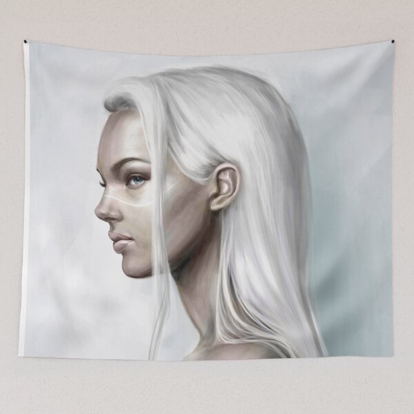 Item preview, Ivory - Portrait painting designed and sold by Alicia Nilsson.