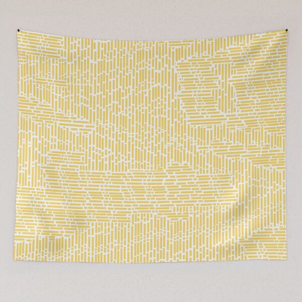 Item preview, Abstract Brick Wall Pattern (Yellow) designed and sold by ObsidianDaz.
