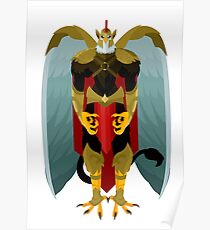greif knight winged warrior Poster