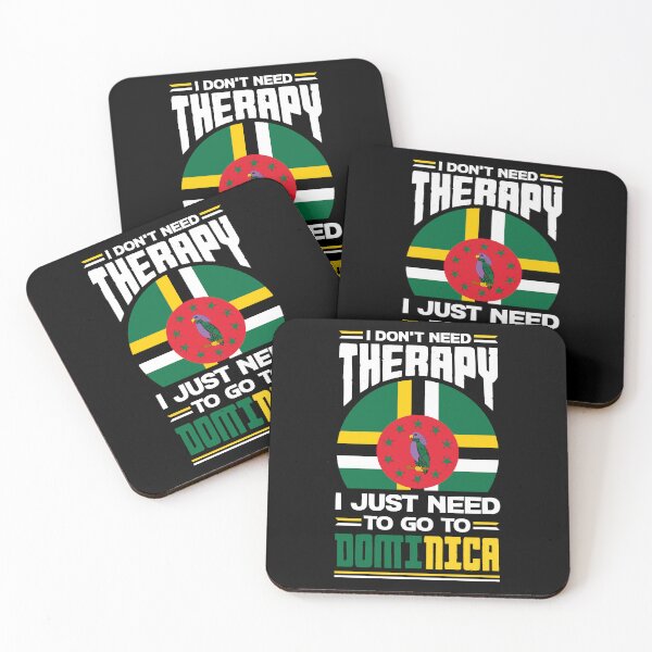 Item preview, Dominica Dominican Dominica Flag I Dont Need Therapy Quote designed and sold by ShopTheStyle.