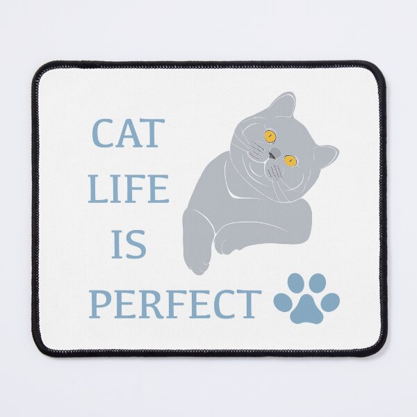Item preview, Introducing our "Cat life is perfect" t-shirt and sticker. Show off your love for cats and your sense of humor with our funny sayings designs. Make a statement that cat life truly is perfect. designed and sold by SERGEY OVCHARUK.