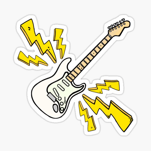 Fender Telecaster Electric Guitar Cartoon