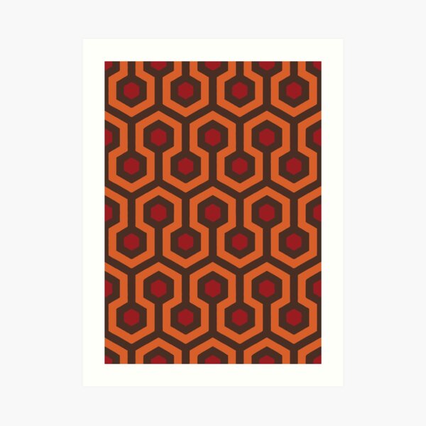 REDRUM Overlook Hotel Carpet Stephen King's The Shining Art Print
